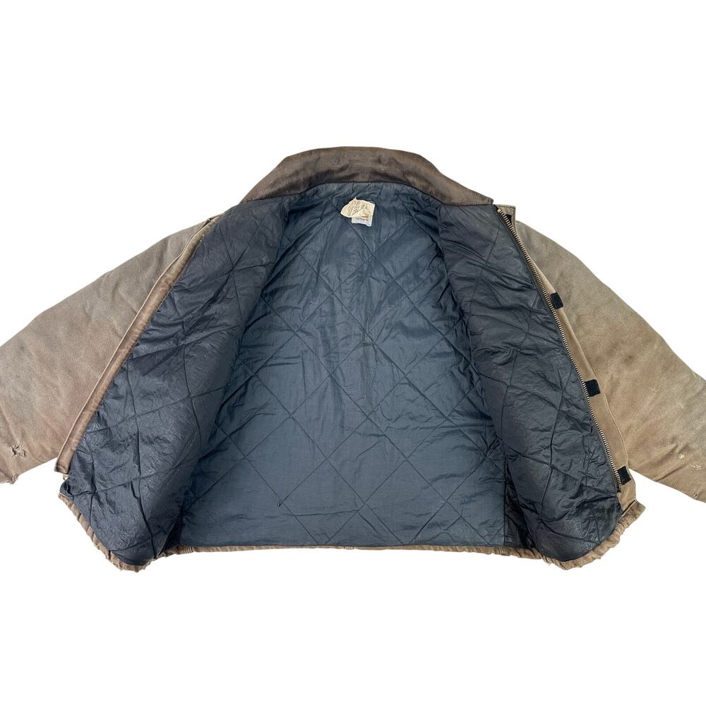 Vintage Carhartt Arctic Quilt-Lined Detroit Jacket Chestnut Brown Men's Sz XL - Picture 5 of 9